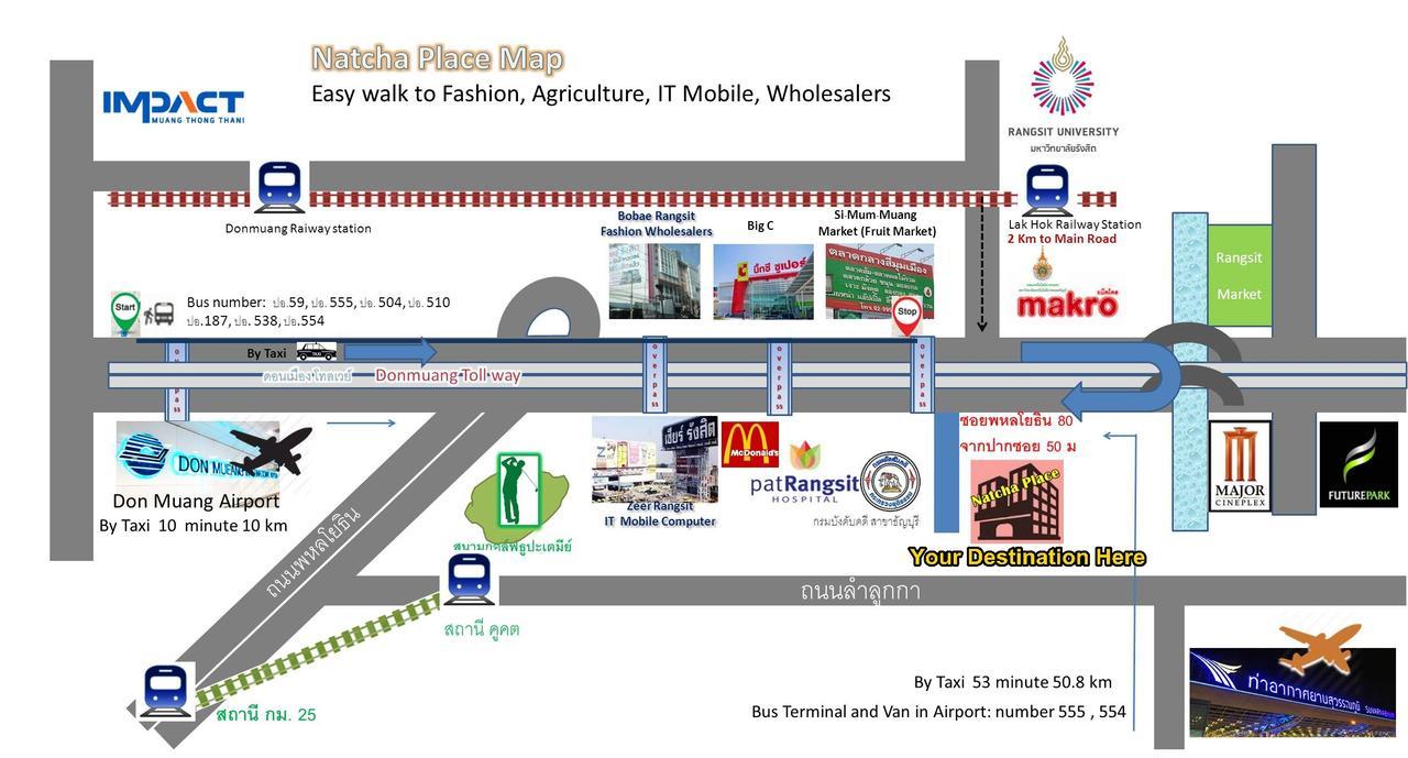 Natcha Place Rangsit Donmuang Екстериор снимка